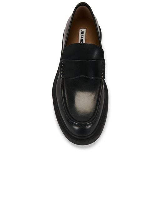 Jil Sander Black Loafer for men