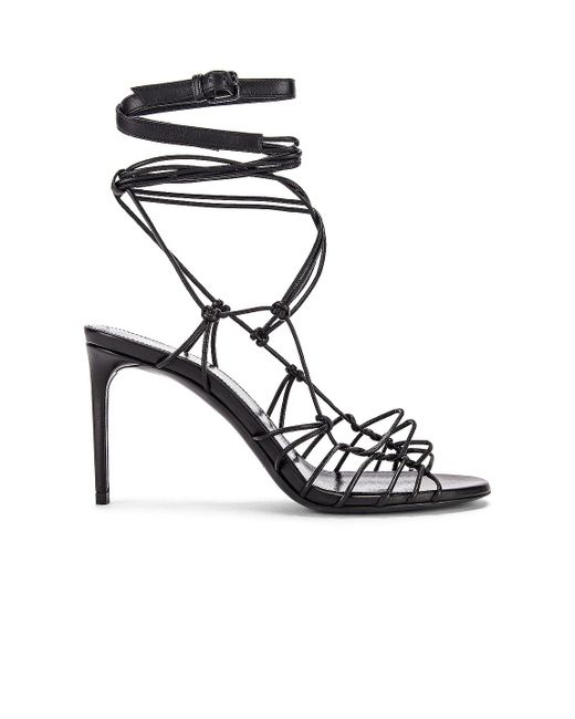 110mm satin strappy heels - Versace - Women | Luisaviaroma