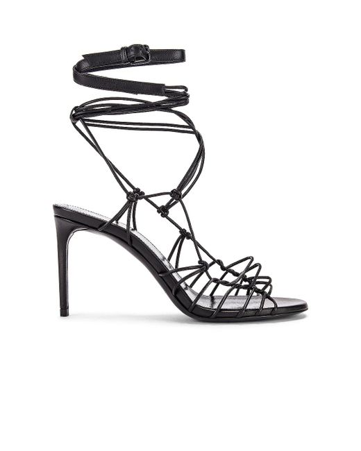 Saint laurent lace up sandals sale