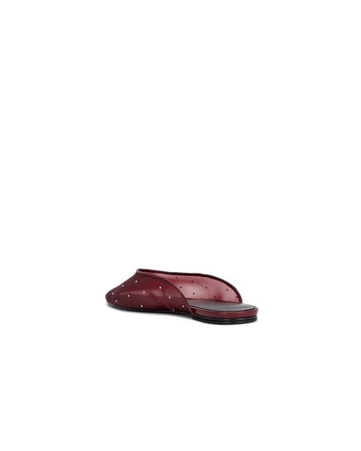 Magda Butrym Purple Flat Mule