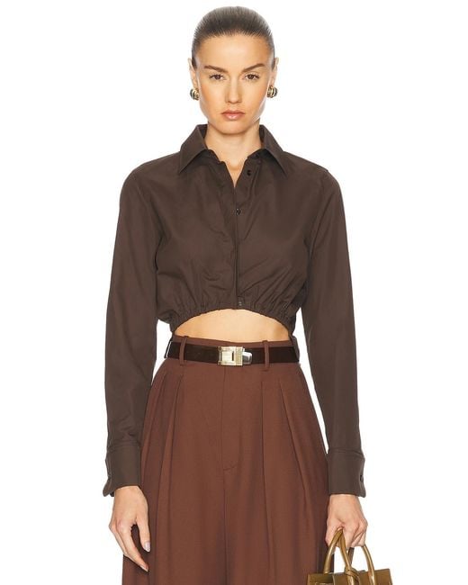 Max Mara Brown Angio Top