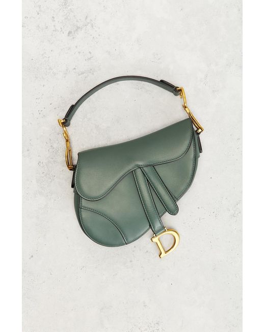 Dior Green Saddle Bag