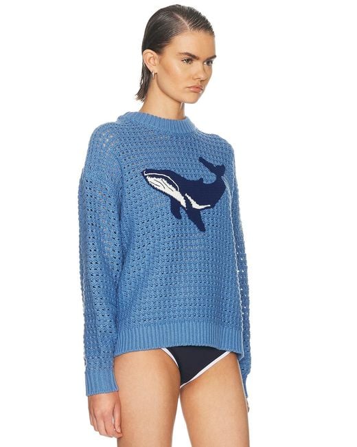 Staud Blue Giada Sweater