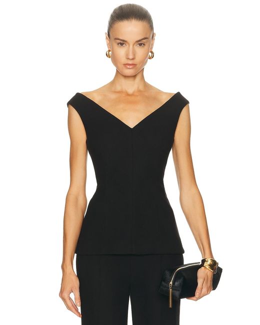 Proenza Schouler Black Mariam Top