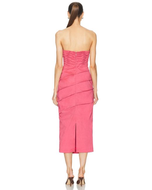 Rachel Gilbert Pink Cheri Dress