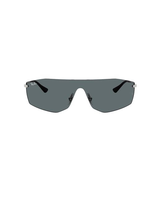 Ray-Ban Metallic Shield Sunglasses for men