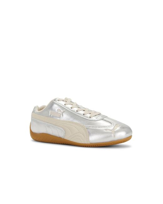 PUMA White Speedcat Sneaker