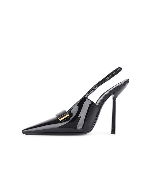 Saint Laurent Black Madame Singback Pump