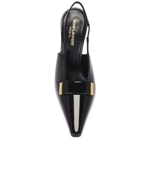 Saint Laurent Black Madame Singback Pump