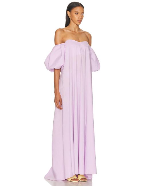 Caroline Constas Pink Palmer Gown