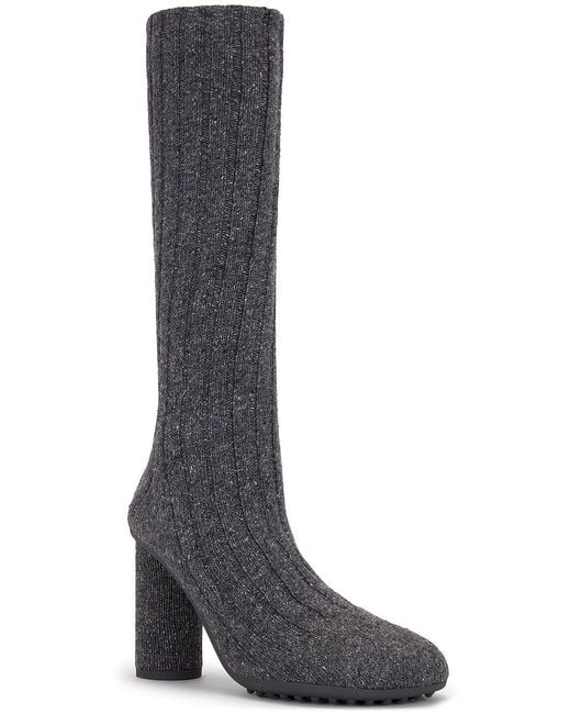 Bottega Veneta Black Atomic Wool Sock Boot