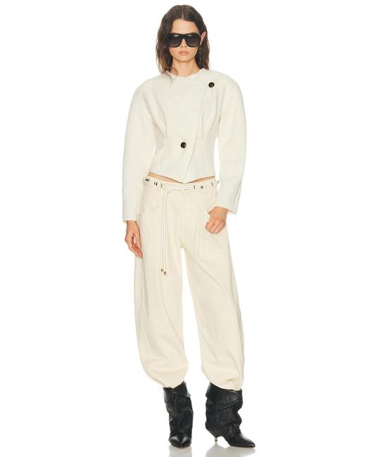Isabel Marant White Suna Jacket