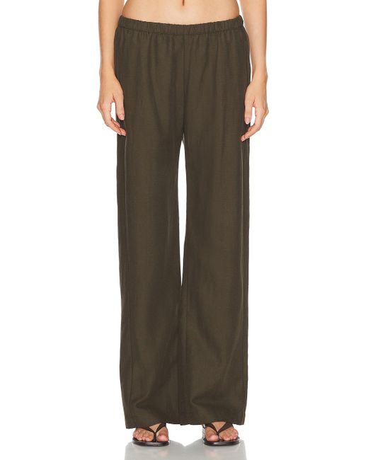 Enza Costa Brown Twill Everywhere Pant