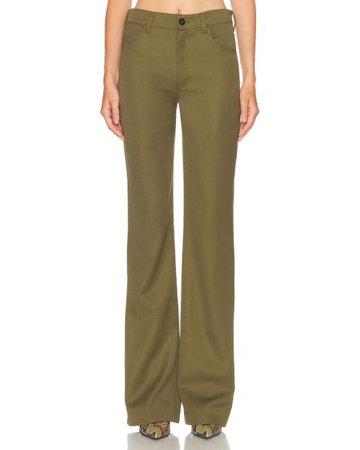 The Attico Green Long Pant