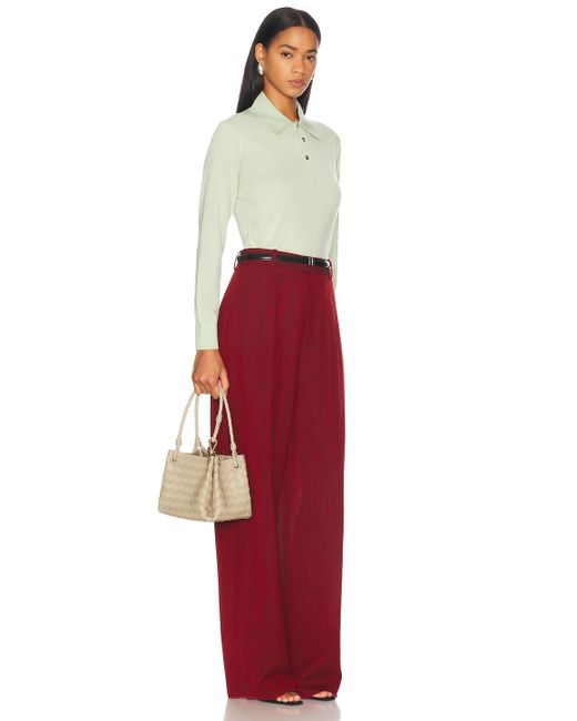 Bottega Veneta Natural Small Andiamo Parachute Bag