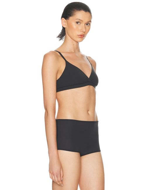 Skims Black Fits Everybody Crossover Bralette