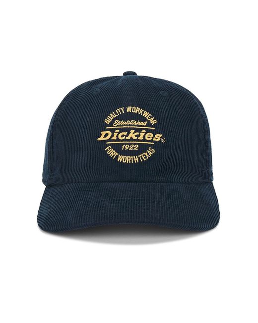 Dickies Blue Corduroy Cap for men