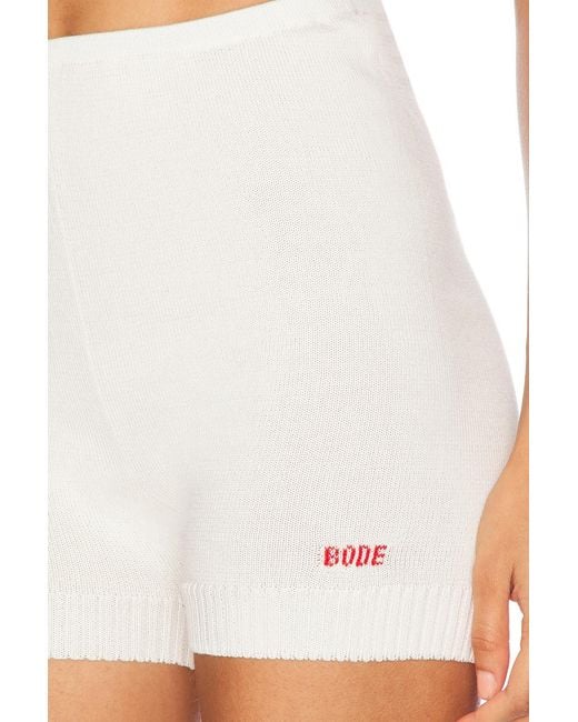 Bode White Meringue Short