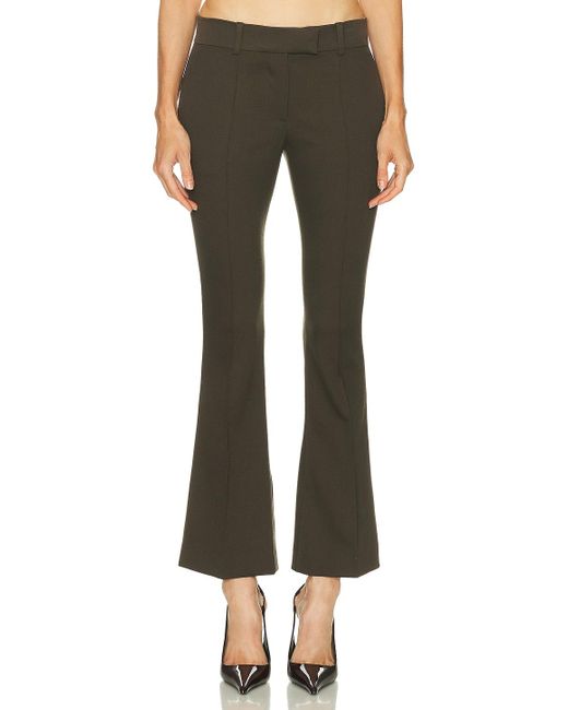The Attico Brown Wool Long Pant