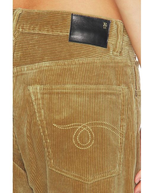 R13 Yellow Bf Straight Leg