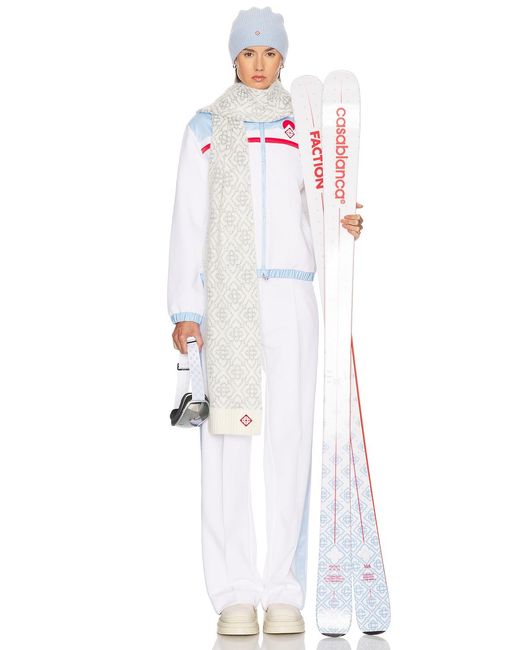 Casablanca White Zip Up Jacket