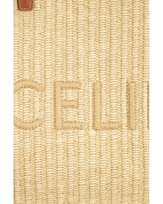Céline Natural Raffia Cabas Tote Bag