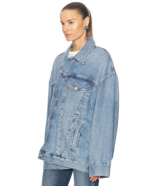Agolde Blue Reworked Wayne Jacket