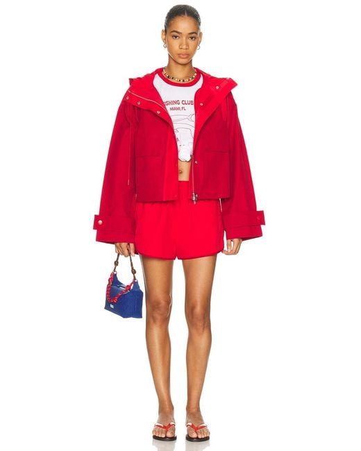 Staud Red Alta Jacket