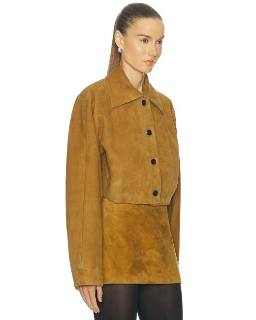 Khaite Yellow Sue Jacket