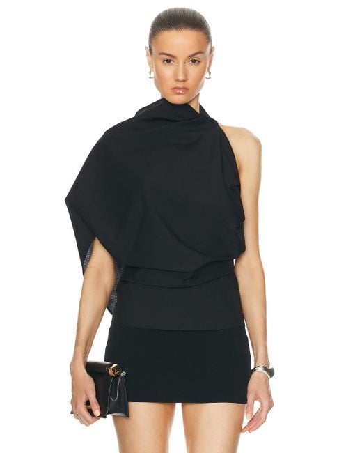 Rohe Black Occasion Open Back Top