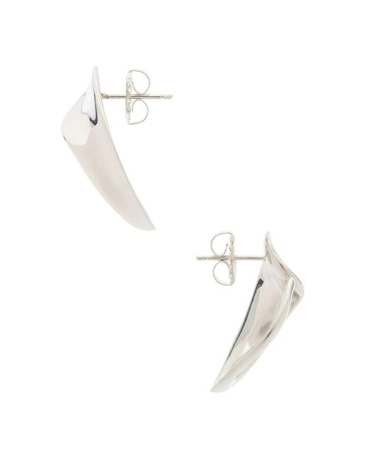 Agmes White Marta Earrings