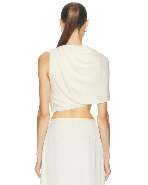 SRG White Rhea Top