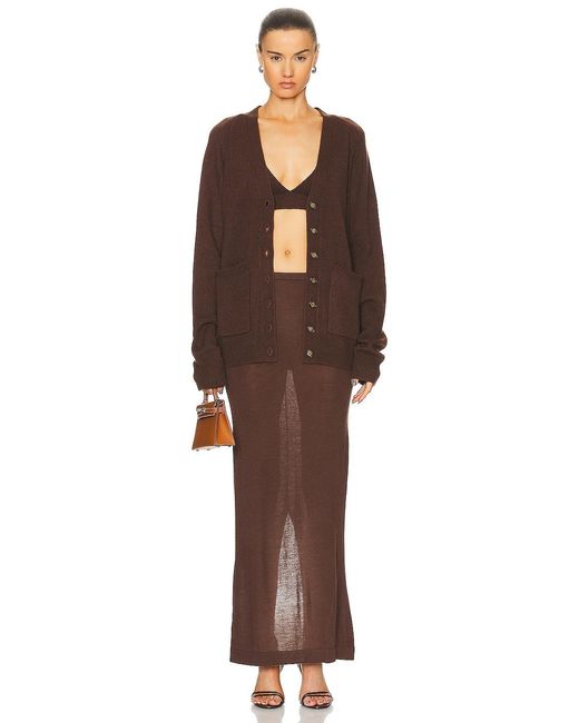 ÉTERNE Brown Willa Top