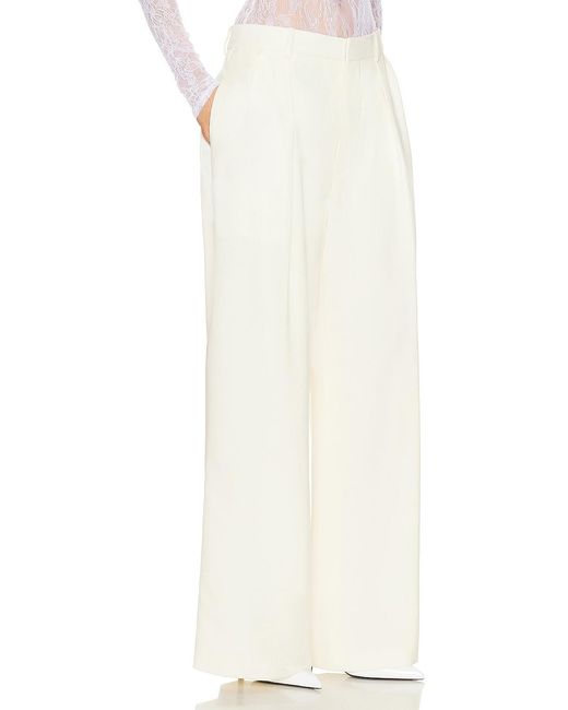 Wardrobe NYC White Evening Trouser