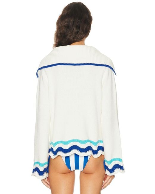 Solid & Striped White The Jack Sweater
