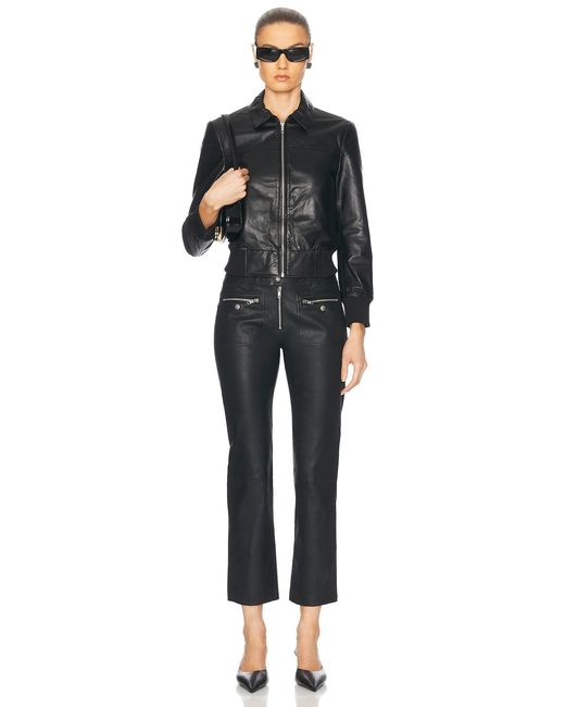R13 Black Berlin Leather Jacket