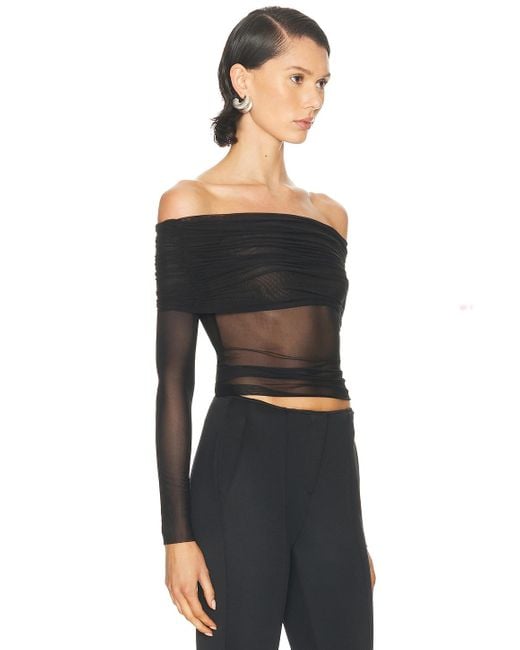 SER.O.YA Black Rosa Top