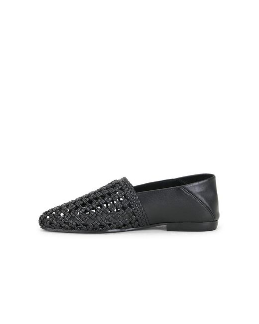 Staud Black Marty Flat