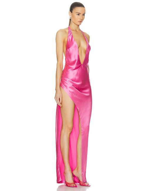 retroféte Pink Valeria Dress