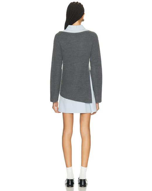 Staud Gray Dane Dress