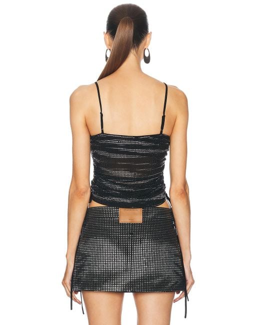 Alexander Wang Black Hotfix Cami