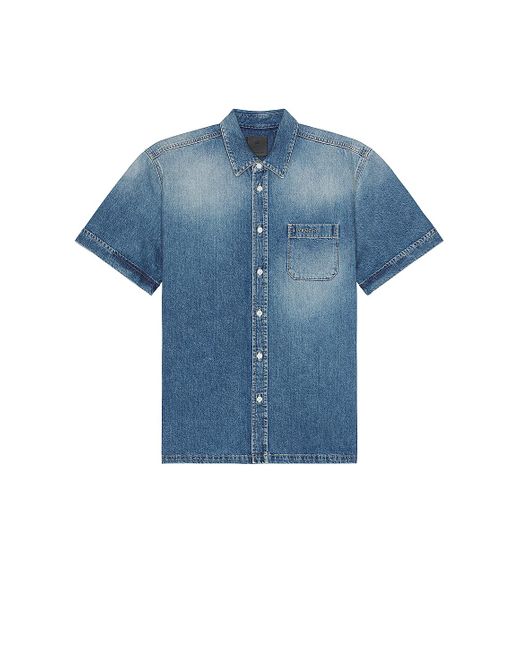 Givenchy Blue Short Sleeve Shirt for men