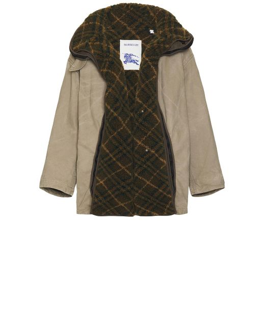 Burberry Multicolor Washed Zip Layer Parka for men