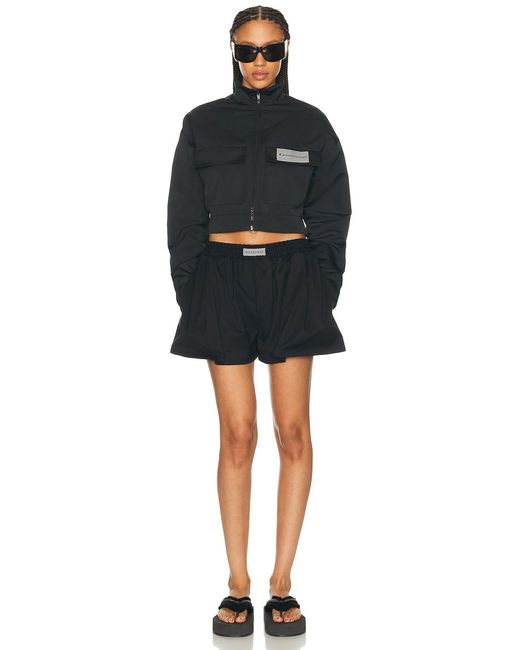 Balenciaga Blue Cropped Jacket