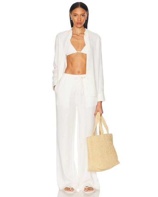 ÉTERNE White Brody Pant