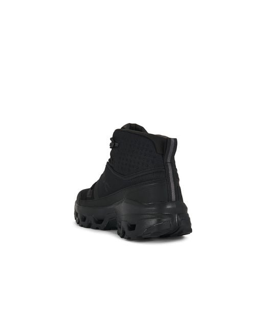On Shoes Black Cloudrock Mid Wp for men