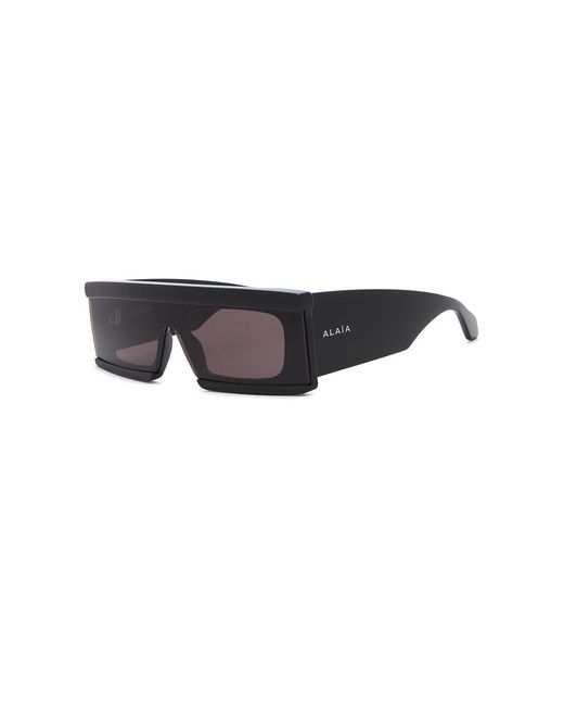 Alaïa Multicolor Cut Rectangular Sunglasses
