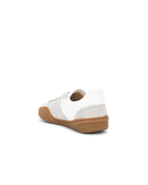 Acne White Bars W Low Sneaker