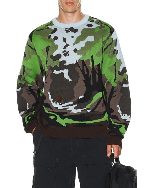 Nike Green Wilderness Sweater for men