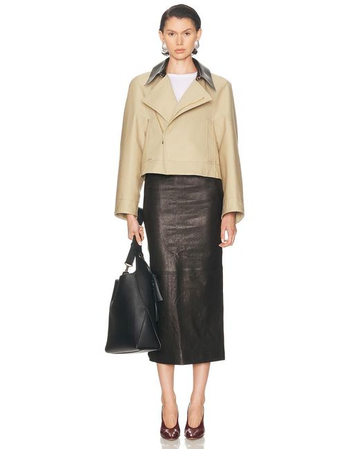 Givenchy Natural Short Zipped Caban Jacket